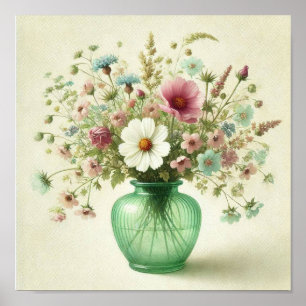 flower bouquet poster