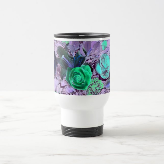 Flower Bouquet Travel Mug (Center)