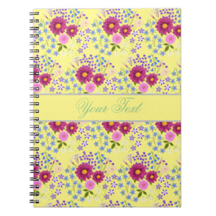 Flower Bouquet with Dahlia Notebook