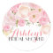 Flower Bridal Shower Sticker