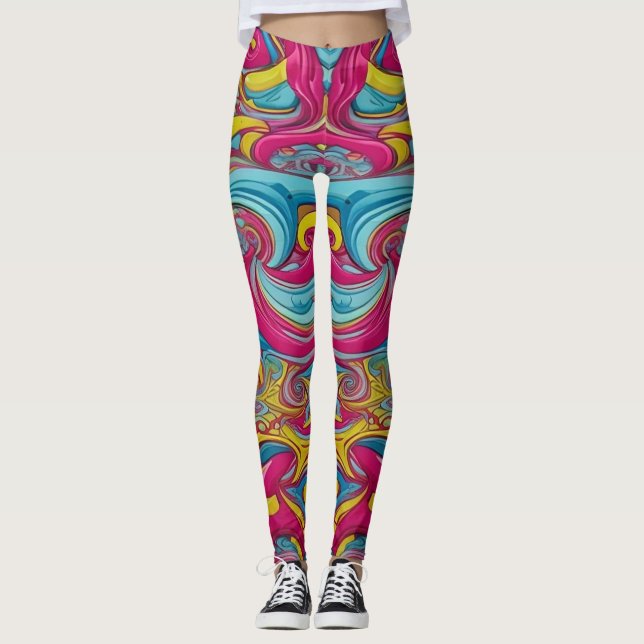 Flower Bud Leggings (Front)