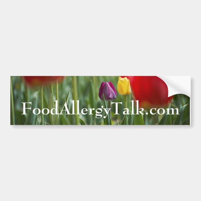 Flower Bumper Sticker (Front)
