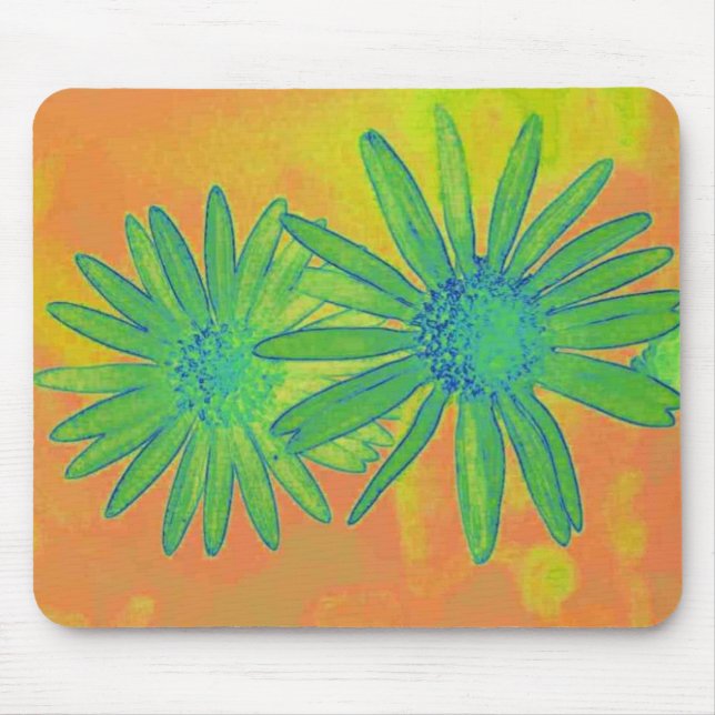 Flower Burst Mousepad (Front)