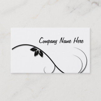 flower business card