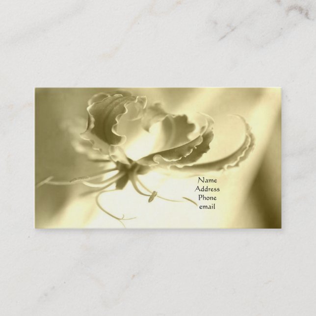 Flower Business Cards (Front)