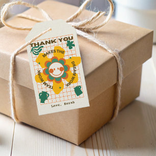 Flower Business Team Employee Colleague Thank You  Gift Tags