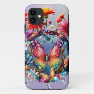 Flower Butterfly iPhone 11 Case