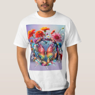 Flower Butterfly T-Shirt