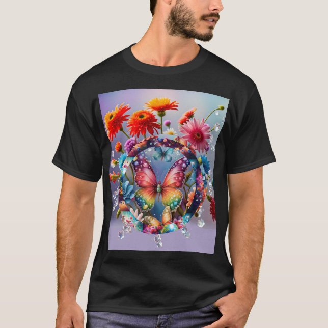 Flower Butterfly T-Shirt (Front)