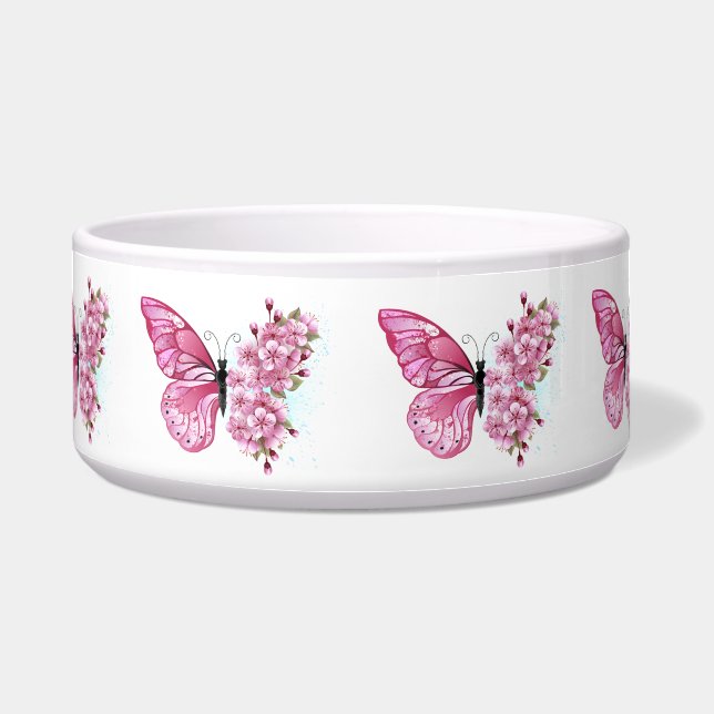 Flower Butterfly with Pink Sakura (Front)