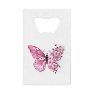 Flower Butterfly with Pink Sakura