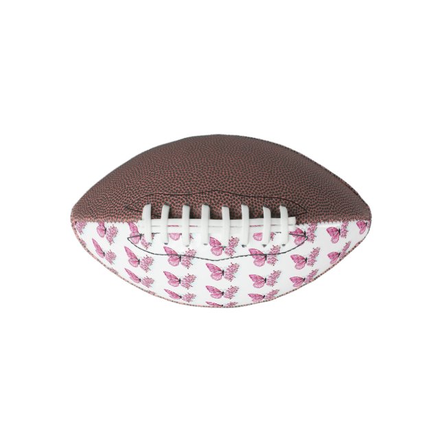 Flower Butterfly with Pink Sakura American Football (Front)