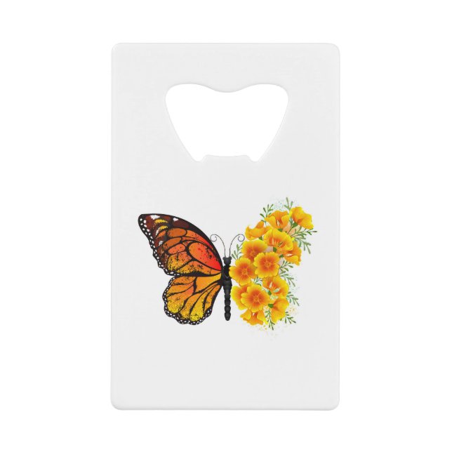 Flower Butterfly with Yellow California Poppy (Front)