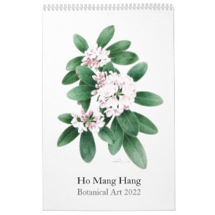 Flower calendar by Ho Mang Hang 2022