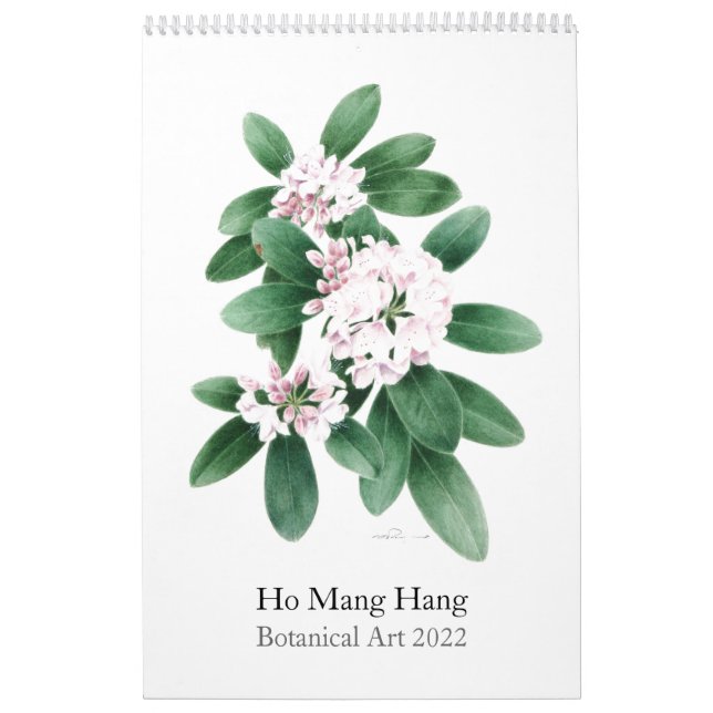 Flower calendar by Ho Mang Hang 2022 (Cover)