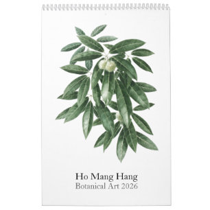 Flower calendar by Ho Mang Hang 2026