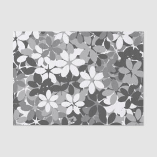 Flower camouflage tissue paper
