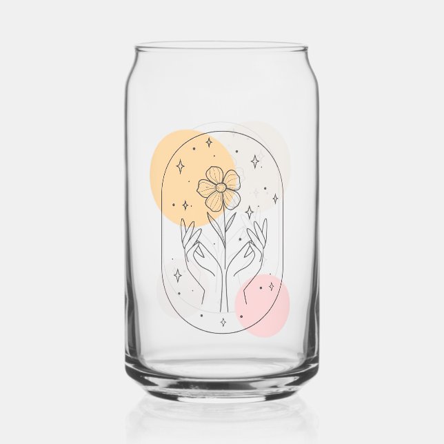 Flower Can Glass (Front)