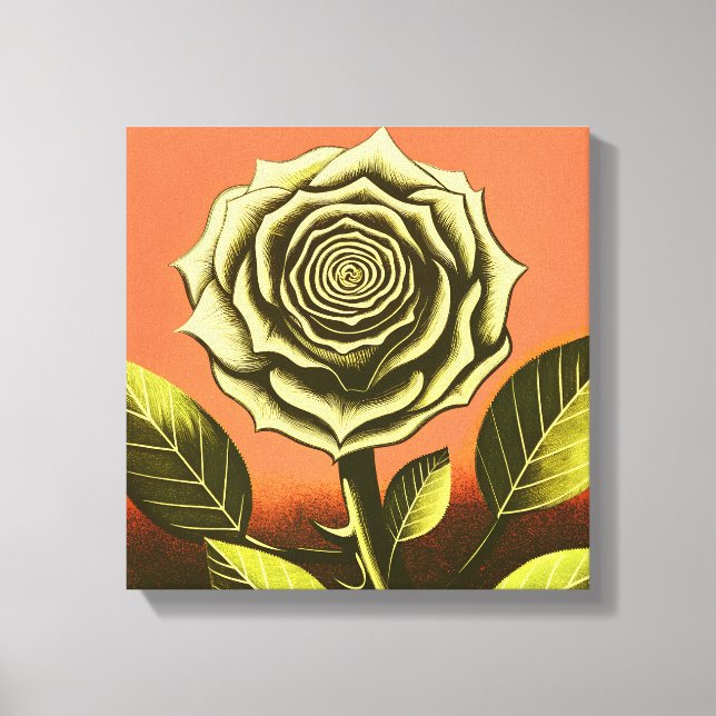 flower canvas print (Front)