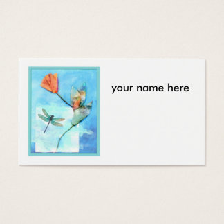 flower card template