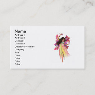Flower Carnival Fairy Business Card