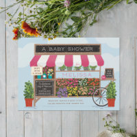 Flower Cart Farmer's Market Baby Shower