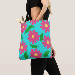 Flower casual tote bag