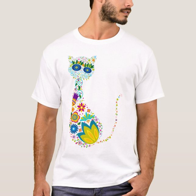 Flower Cat T-Shirt (Front)