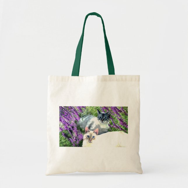 Flower Cats Tote (Front)