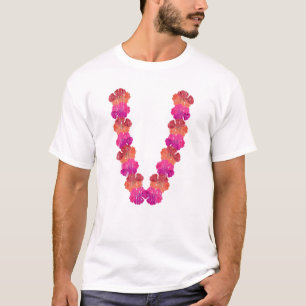 Flower Chain Hawaiian Summer Vacation Floral Lei T-Shirt