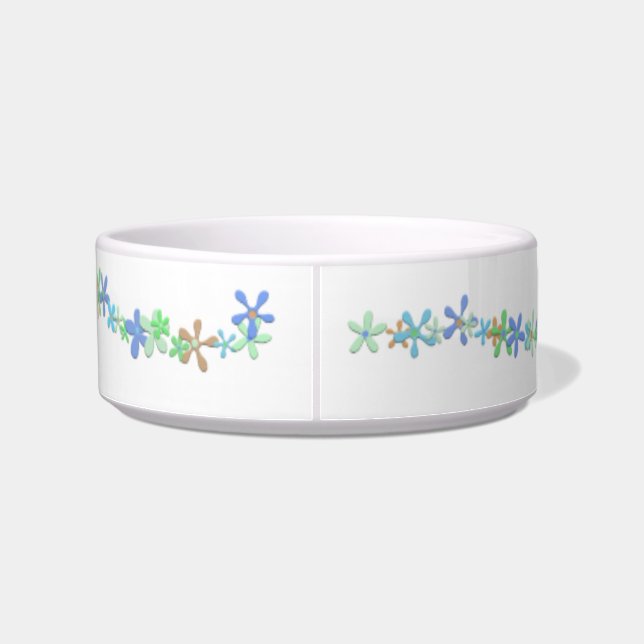 Flower Chain Pet Bowl (Back)