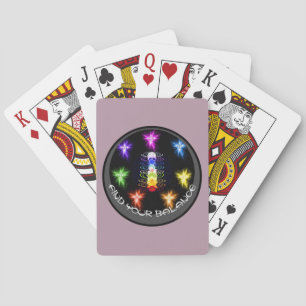 Flower Chakras Playing Cards
