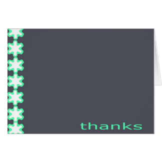 Flower Child Card (Grey, Aqua, White)