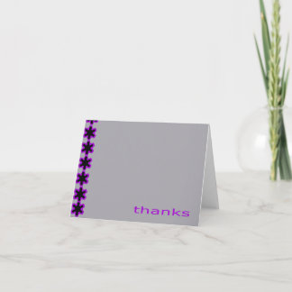 Flower Child Card (Grey, Purple, Black)