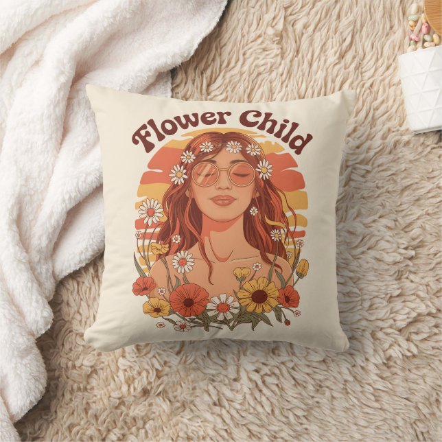 Flower Child Cushion (Blanket)