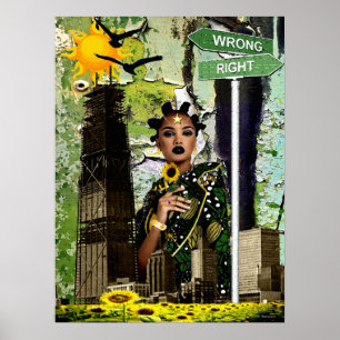Flower Child Diva Poster