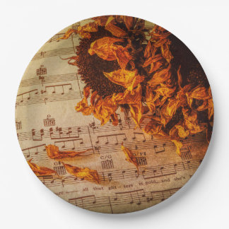 Flower Child Forever Paper Plate