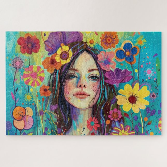 Flower Child Jigsaw Puzzle (Horizontal)