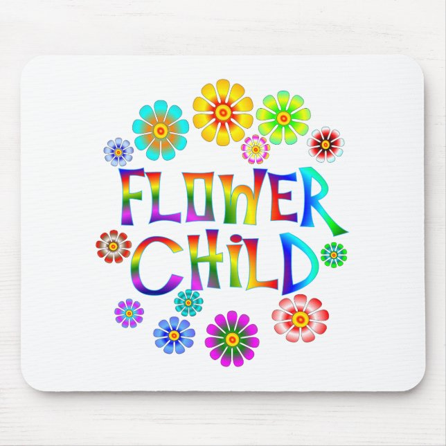 FLOWER CHILD MOUSE MAT (Front)
