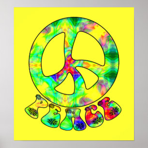 Flower Child Peace Poster