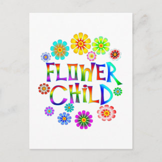 FLOWER CHILD POSTCARD