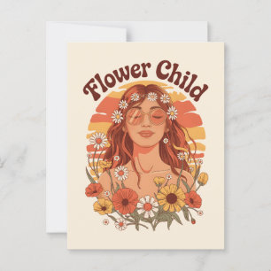 Flower Child Postcard