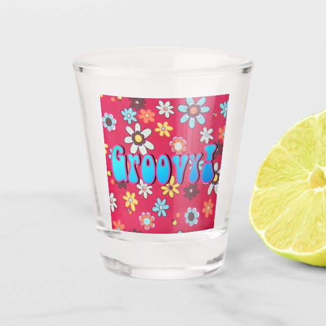 Flower Child Shot Glass (Front)