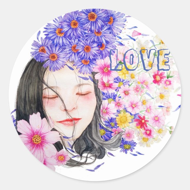 Flower child Sticker (Front)