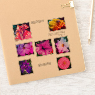 Flower child stickers