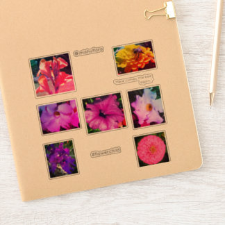 Flower child stickers