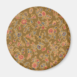Flower Chintz Pretty Soft Floral Design Magnet
