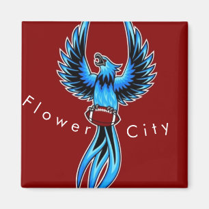Flower City Phoenix Magnet