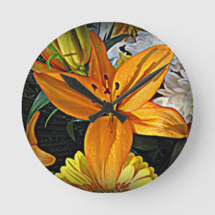 Flower clock