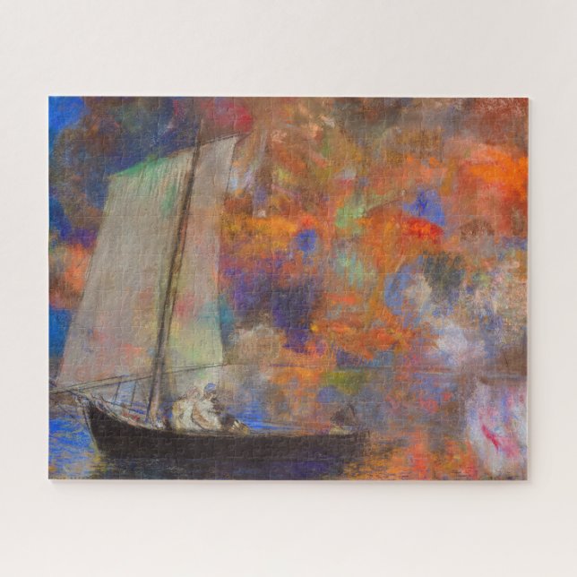 Flower Clouds by Odilon Redon Jigsaw Puzzle (Horizontal)